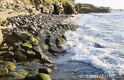 La Jolla Cliffs Stock Photo