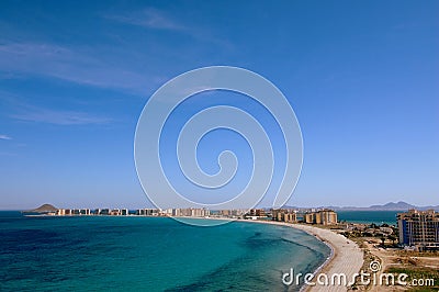 La Manga del Mar Menor Stock Photo