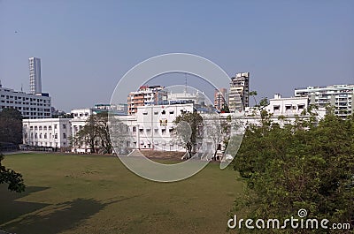 La Martiniere for boys school calcutta campus , this school often ranked among the best day schools in India, West Bengal. Editorial Stock Photo