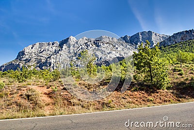 La Montagne Ste. Victoire Stock Photo