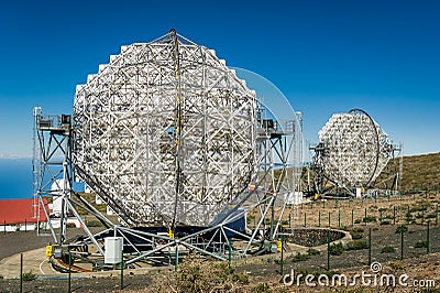 La Palma observatory Stock Photo