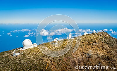 La Palma observatory Stock Photo