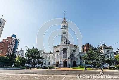 La Plata, Argentina - March 31, 2018: Building of Municipality of La Plata Editorial Stock Photo