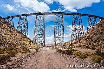 La Polvorilla viaduct, Salta (Argentina) Stock Photo