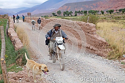 La Poma village along the Calchaqui Valley, Argentina Editorial Stock Photo