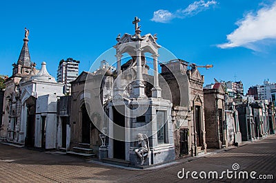 La Recoleta cemetery in Buenos Aires, Argentina Stock Photo