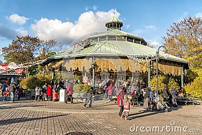 La Ronde Childreen at amusement park Editorial Stock Photo