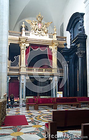 Italy; Turin chapel of Holy Shroud -La Sacra Sindone Editorial Stock Photo