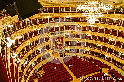 La Scala in Milan Editorial Stock Photo