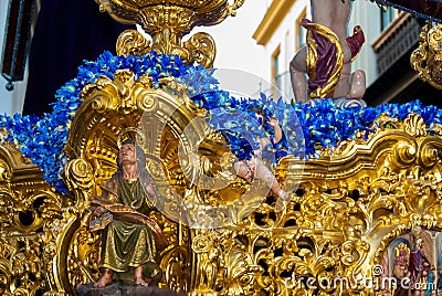 La Semana Santa Procession in Spain, Andalucia Editorial Stock Photo
