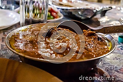 Laal Maas, Famous Rajasthani Dish Stock Photo