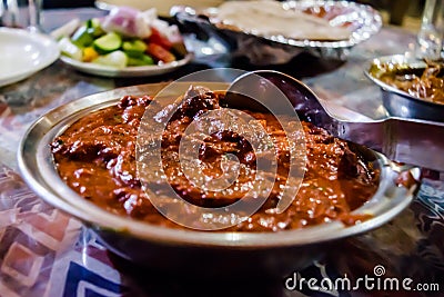 Laal Maas, Famous Rajasthani Dish Stock Photo