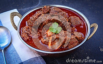 Laal Maas Lamb Red Curry Stock Photo