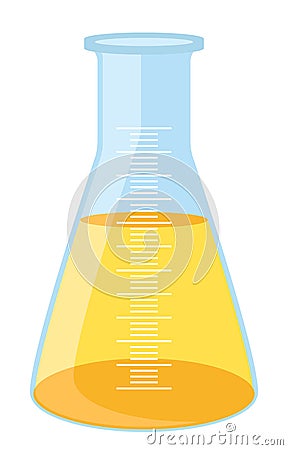 Lab beaker Vector Illustration