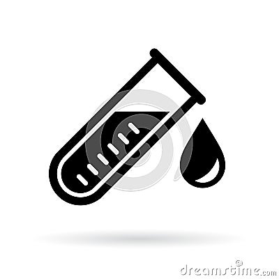 Lab flask vector icon Vector Illustration