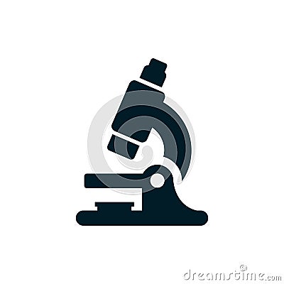 Lab microscope icon vector Vector Illustration