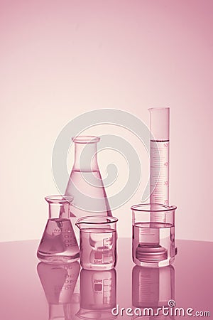 Lab theme. Science and medical background. Place for typohraphy Stock Photo