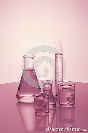 Lab theme. Science and medical background. Place for typohraphy Stock Photo