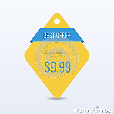 Label, Badge, Sale Sticker, Romb Price Tag circle. Editable vector. Vector Illustration