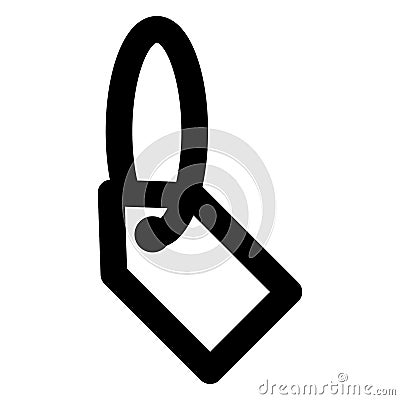 Label, price Bold Vector Icon which can be easily edited or modified Stock Photo