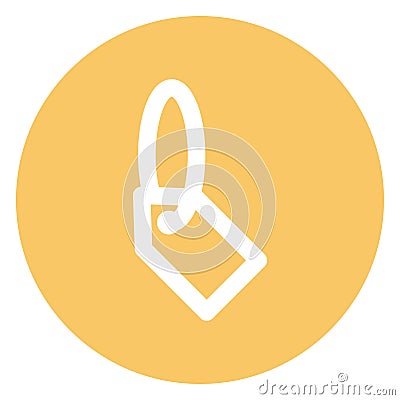 Label, price Bold Vector Icon which can be easily edited or modified Vector Illustration