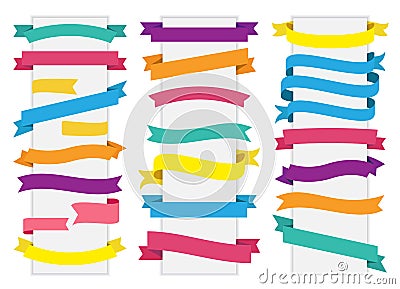 Label Tag Banner Ribbon Vector Vector Illustration