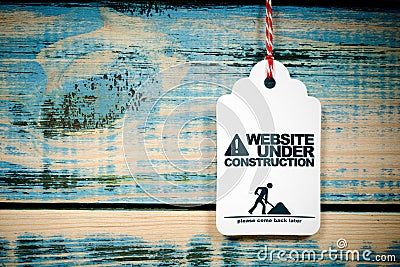 Website under construction Stock Photo