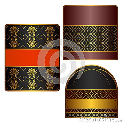 Labels. Vector Illustration