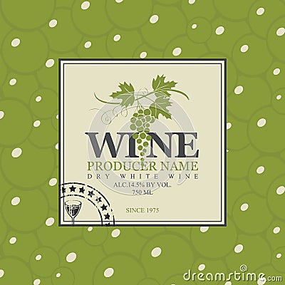 Labels for wine Vector Illustration