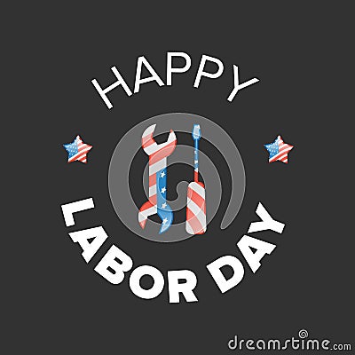 Labor day banner Vector Illustration