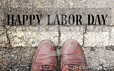 Labor Day is a federal holiday of United States America Stock Photo