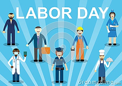 Labor day holiday Vector Illustration