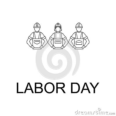 Labor Day Isolated Vector icon which can easily modify or edit Vector Illustration
