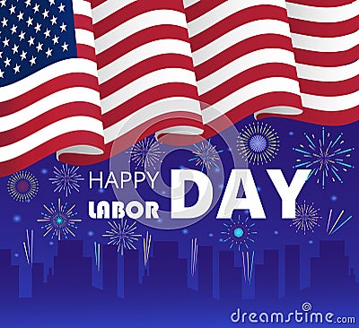 Labor Day poster or header for web Stock Photo