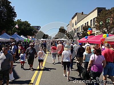 Street Fair, Rutherford, NJ, USA Editorial Stock Photo