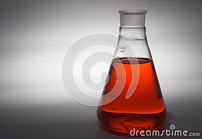 Laboratory Beaker Stock Photo