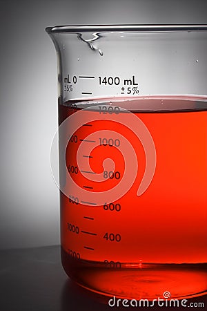 Laboratory Beaker Stock Photo
