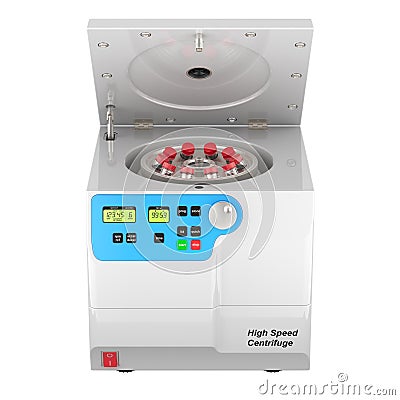 Laboratory centrifuge, 3D rendering Stock Photo