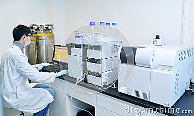 Laboratory experiment Editorial Stock Photo