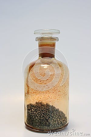 Laboratory flask Stock Photo