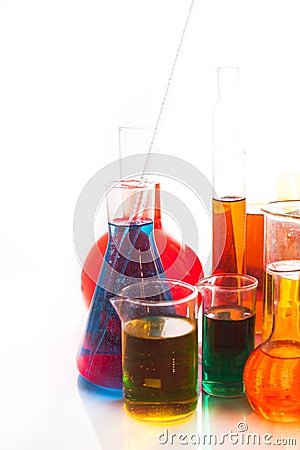 Laboratory glass Stock Photo