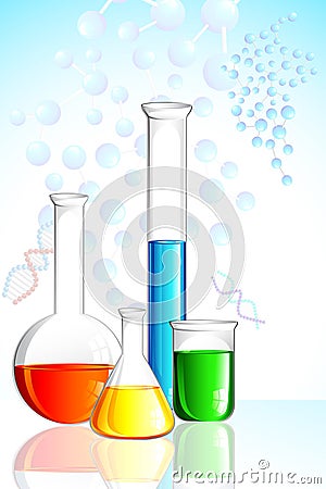 Laboratory Glassware Vector Illustration