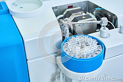 Laboratory Machine Close Up Stock Photo