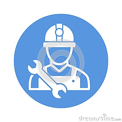 Labour Vector Icon which can easily modify or edit Vector Illustration