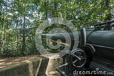 Labrador Park Nature Reserve former Fort Pasir Panjang, Singapore Editorial Stock Photo