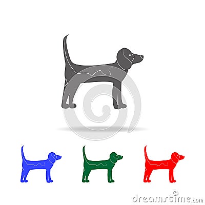 Labrador Retriever icon. Elements of dogs multi colored icons. Premium quality graphic design icon. Simple icon for websites, web Stock Photo