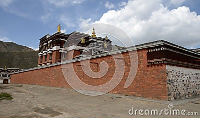 Labrang Monastery Stock Photo