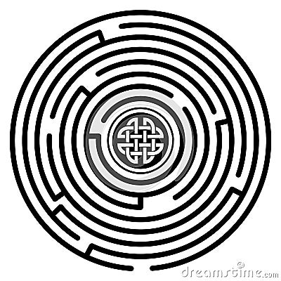 Labyrinth Vector Illustration