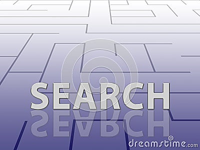 Labyrinth concept, search Stock Photo
