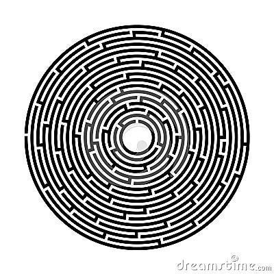 Labyrinth, game, entertainment, puzzle, Vector Image Vector Illustration